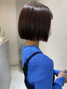 サンド 池袋(sand) アッシュカラー/池袋/ボブ/カラー/ピンクカラー