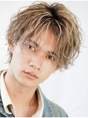 外国人風マッシュウルフ