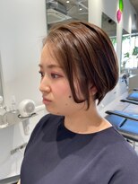 ヴォロ 佐賀(VoLo)&nbsp;切りっぱなしボブ/美髪/ピンクブラウン[佐賀駅]