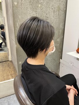 アビーヘア 市川店(abie hair) モノトーングレー