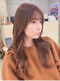 韓国レイヤー/韓国風/顔周り/髪質改善/黒髪/ブリーチなし 立川