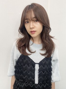 アンバー 池袋(amber) コテ巻き風パーマ/韓国風パーマ/ブラウンカラー[池袋駅]