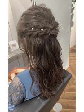 チフガーデンバイアール(Chif garden by R) ハーフアップヘアセット