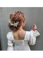 シャルメ 池袋(CHARMER)&nbsp;結婚式や二次会に大人気♪ルーズなシニヨン