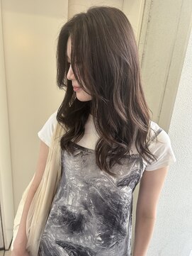 ヘアーデザイン シュシュ(hair design Chou Chou by Yone) 大人色っぽレイヤーロング&ラベンダーベージュ♪