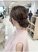 結婚式へア/トレンドヘア/平塚アレンジ/お呼ばれヘア