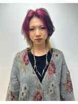 サロウィン 原宿イルサリチェ(SALOWIN)&nbsp;ハッシュカット・ポイントブレイド・ワインレッド