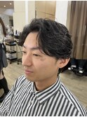 フェザーパーマセンターパートニュアンスツイストスパイラル
