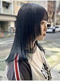 モスグリーンビリジアンターコイズカラー透明感カラーYUKI