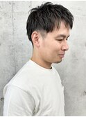 *刈り上げショートビジネスツーブロック爽やか清潔感30代40代1