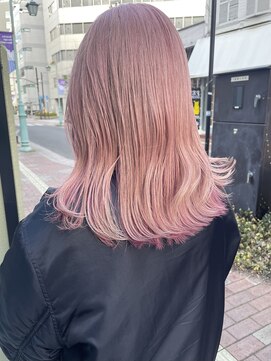 ヘアーメイクオズ(hair make O/S) 《kaito》ホワイトピンク／ピンクベージュ／インナーピンク