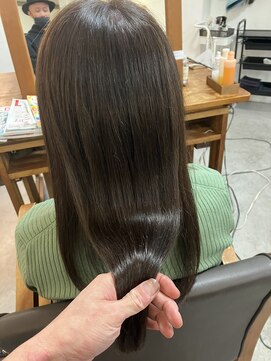 エフフォーユアヘアー(F for your hair) リニューアルトリートメント×-5歳カラー