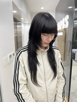 ラピス 渋谷本店(Lapis)&nbsp;ロングウルフ/シールエクステ/レイヤーカット