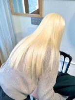 マニア(mania.) ホワイトブロンド抜きっぱなしブロンドハイトーンロングブリーチ