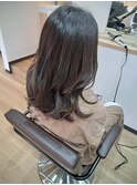 簡単コテ巻きレイヤーセミロング！