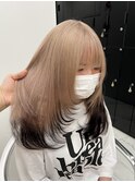 エンドカラー/ミルクティーカラー/髪質改善/レイヤーカット