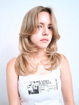 ロンドリメゾン 原宿(Lond re Maison.) 暗めカラー/グランマッシュ/デザインカラー/レイヤーカット/原宿