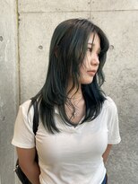 キーチェ 梅田中崎町(keych)&nbsp;レイヤーカット/髪質改善/オリーブベージュ/前髪カット