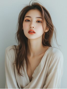 e.m.a プレミアムビューティーサロン 栄駅店(e.m.a PREMIUM BEAUTY SALON) ◯髪型/イメチェン/外ハネボブ/美髪/ワイドバング/髪型