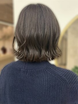 透明感カラー/オリーブグレージュ