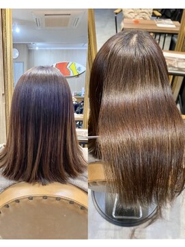 艶めきミディーボブ