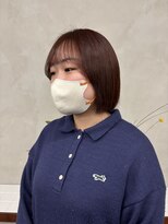 ニコ トウキョウ 渋谷(nico TOKYO)&nbsp;オレンジブラウンナチュラルカラーオレンジボブ