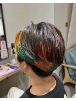 ラピスタ 池袋(Lapista)&nbsp;韓国ヘアハッシュカットダブルハイライトカラー【Lapista池袋】