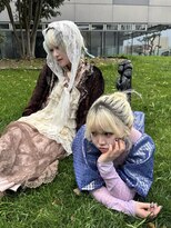 ロテサカエ(Lote.Sakae)&nbsp;着物ヘア/大人ガーリー/ダークアッシュ/似合わせカット/名古屋