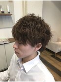 ショート×スパイラルパーマ
