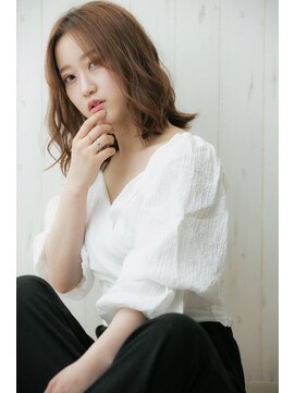 オレンジクラッカー(Orange Cracker) 【orange cracker】ふんわりカジュアル×外ハネミディアム