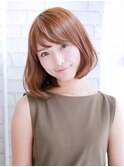 ナチュラル艶ボブ