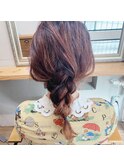 ざっくり編みおろしアレンジ
