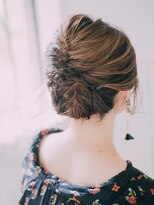 プロデュース 相模原店(Produce)&nbsp;編み込みシニヨンアレンジ