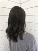 セミロング/10代/20代/30代/40代/オリーブカラー