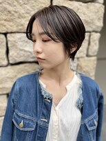 ヌード(NUDE)&nbsp;「NUDE」#くすみカラー  艶カラー ツヤ髪 ハンサムショート