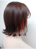外ハネ×切りっぱなし