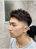 【戸田公園5分/メンズバーバー】ローフェード流しショート