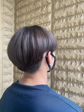 アラモア 国立(Alamoa) 重めマッシュ×ブルーアッシュグレー