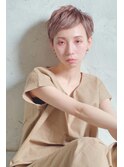 眉上バング×刈り上げボブ×スパイキーショート×ダブルカラー