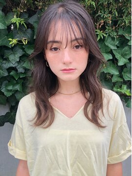 クーエフー(coo et fuu) 20代30代大人くびれヘア/オリーブベージュ　近藤