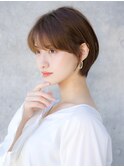前髪ありショートボブ20代30代40代【AIN.表参道】川原大地