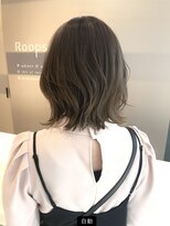 ループス(Roops) 大人可愛いレイヤーボブ ヘルシースタイルショコラアッシュ♪