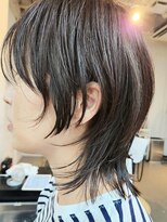 メリケンビューティーパーラー コウベ(MERICAN BEAUTY PARLOR KOBE) コンパクトウルフ　ウエット仕上げ (tomo)