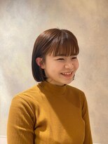 フェイス 石川町 (FACE)&nbsp;内巻きボブ/丸みボブ/切りっぱなしボブ/バーガンディーカラー