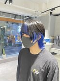 メンズok!!/デザインカラー/インナーブルー