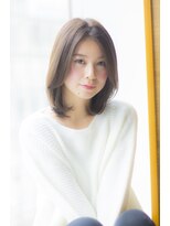 ラフ フロム ガーデン(Laf from GARDEN)&nbsp;【寺尾拓巳】大人かわいいグレージュひし形小顔ボブ