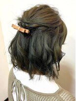 ノワール NOIR カーキベージュ/カーキアッシュ/ゆるふわアレンジ