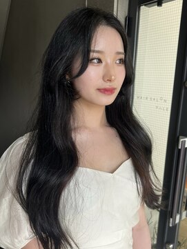 ポール(pole) 札幌韓国ヘア　暗髪レイヤーカット髪質改善