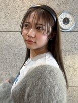 リンダ ルーナ(LINDA Luna) シースルーバング/ストレートヘア/札幌駅/さっぽろ駅/学割U24