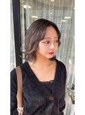 着物/フェミニンロング/似合わせカット/ウェーブミディアム/